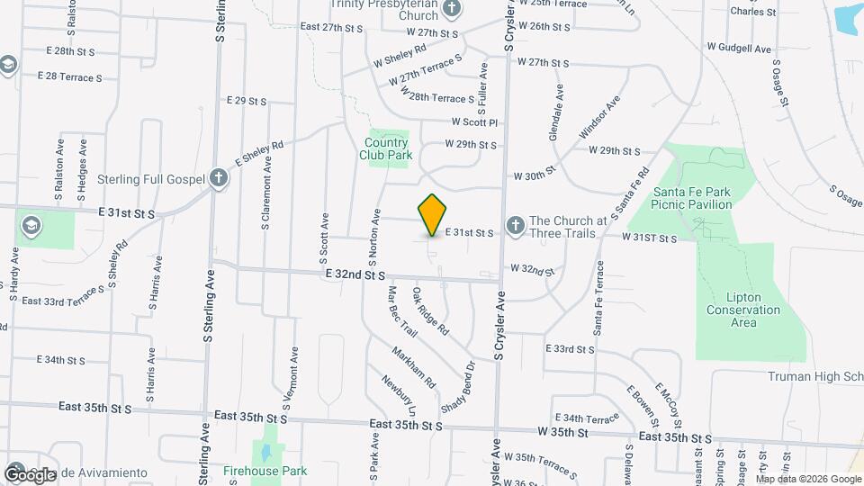 3115 S Forest Ave Map and Location Details