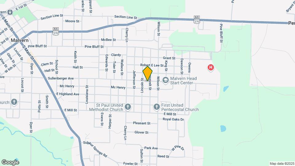 1521 E Sullenberger Ave Map and Location Details