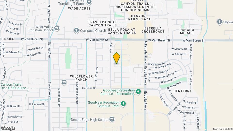 15744 W Jefferson St Map and Location Details