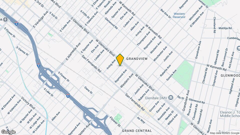 1062 Thompson Ave Mapa y Detalles de la Ubicación