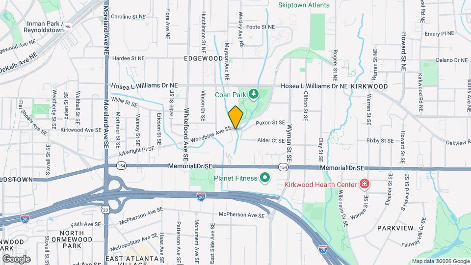 124 Woodbine Cir SE Map and Location Details