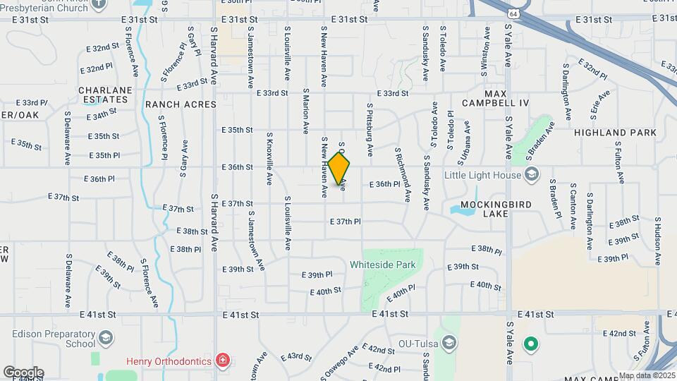 3634 S Oswego Ave Map and Location Details