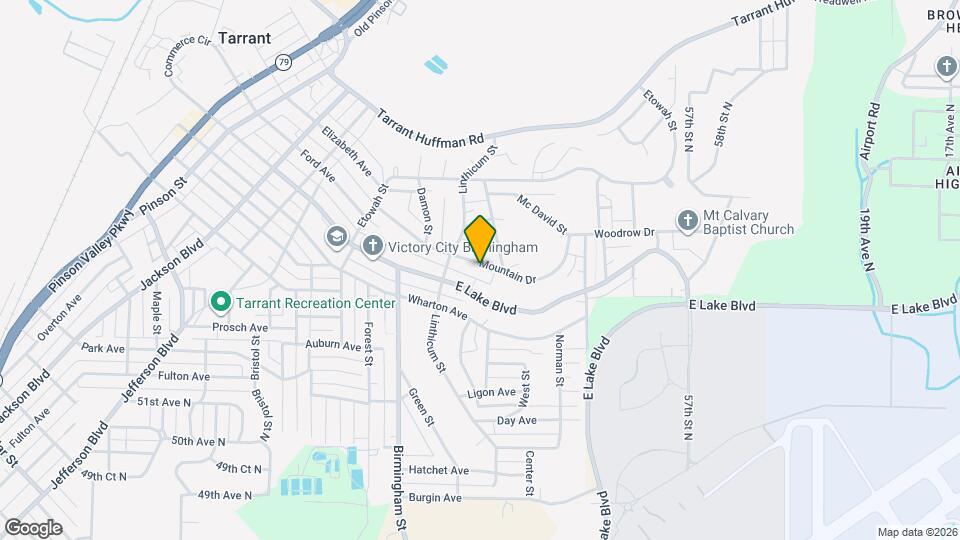 1731 Mountain Dr Map and Location Details