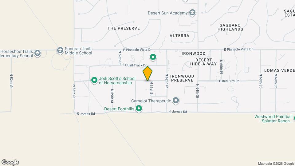 26960 N 61st St Map and Location Details