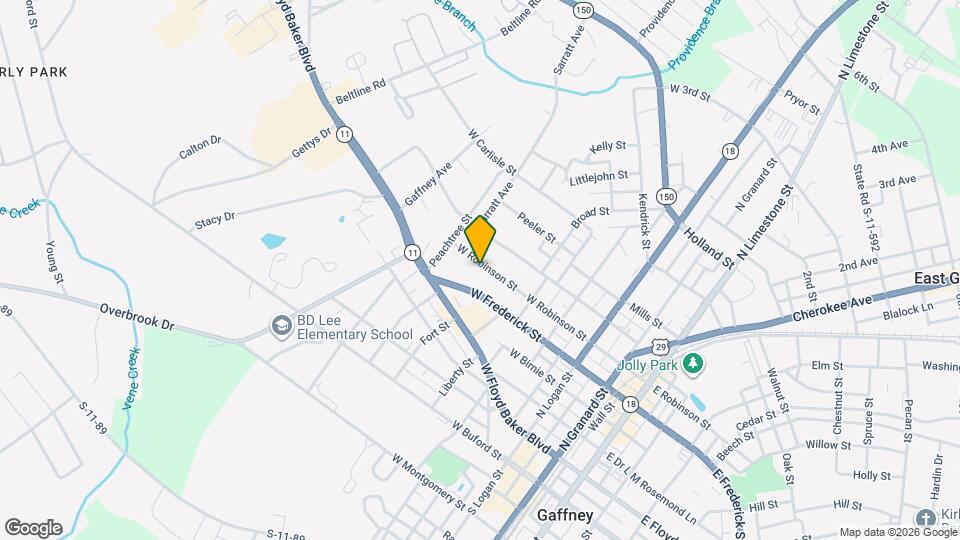 521 W Robinson St Map and Location Details