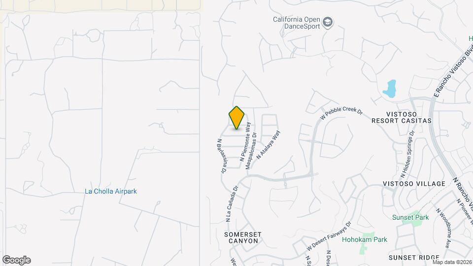 1252 W Vinovo Pass Map and Location Details