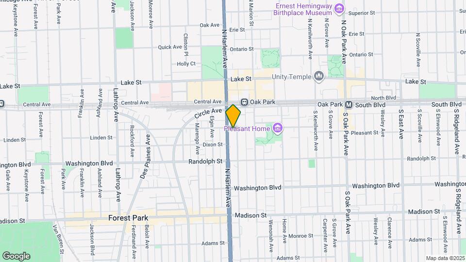 201 S Maple Ave Map and Location Details