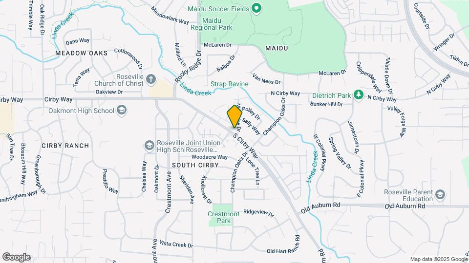 1939 S Cirby Way Mapa y Detalles de la Ubicación