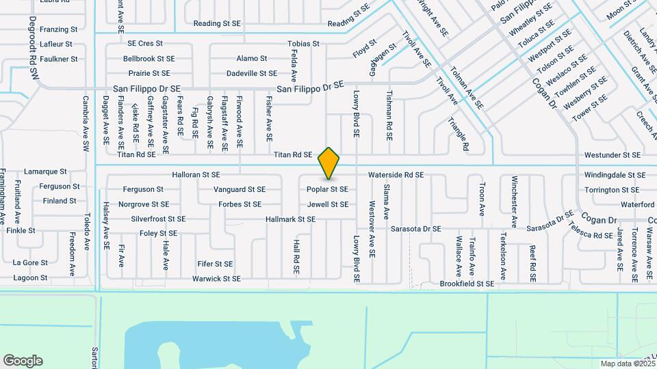 551 Poplar St SE Map and Location Details