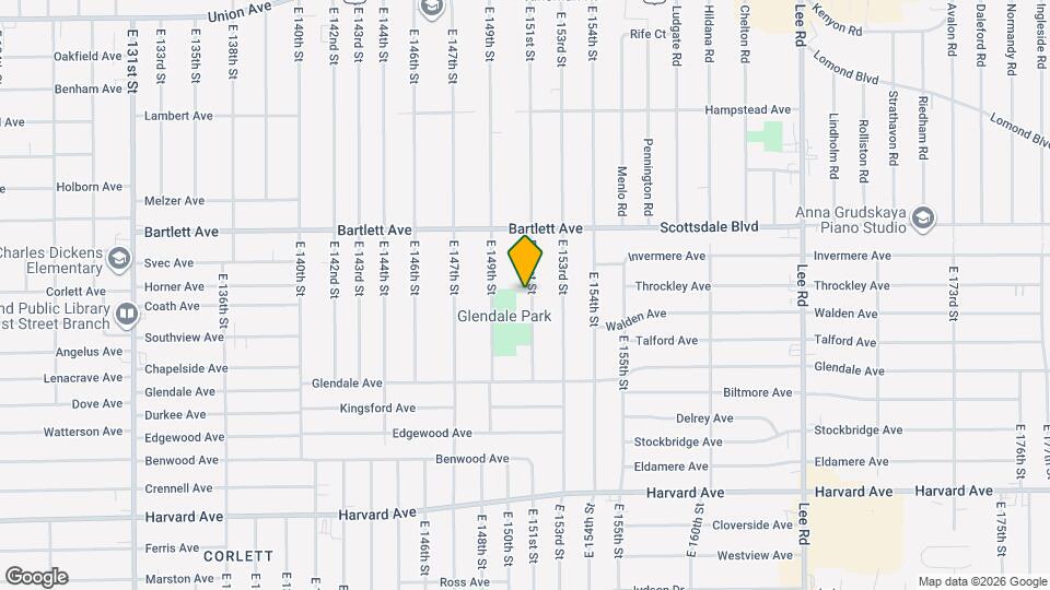 3814 E 151st St Map and Location Details