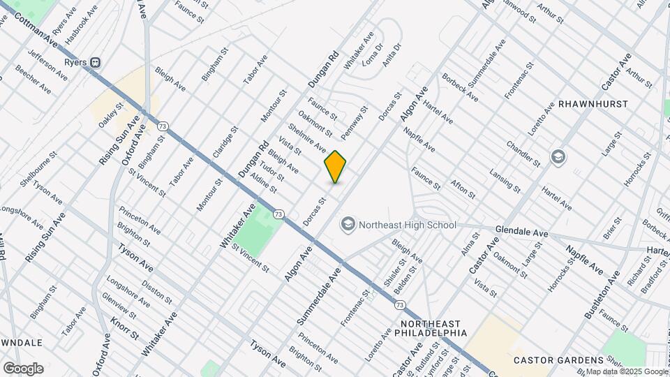 7405 Dorcas St Map and Location Details