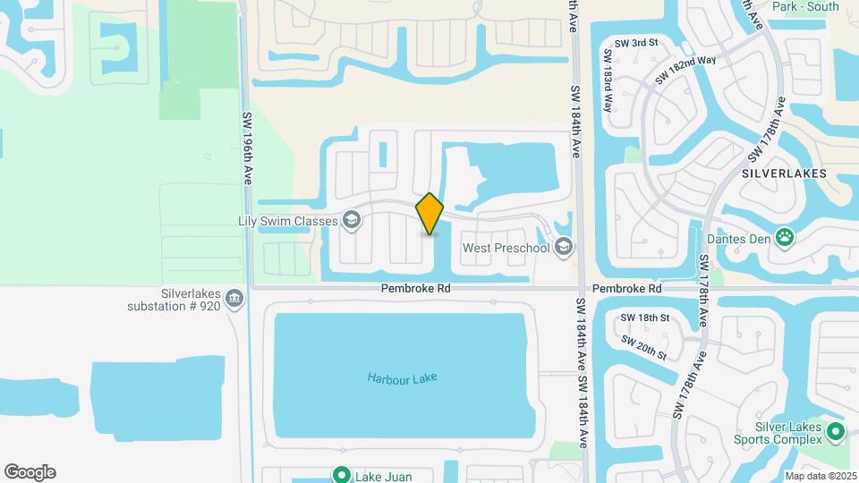 1553 SW 189th Ave Map and Location Details