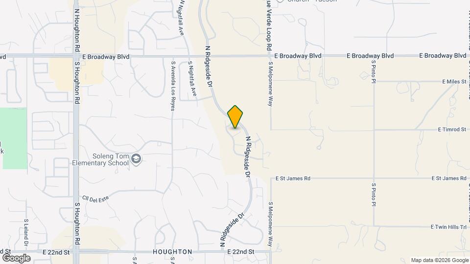 10951 E Soaptree Pl Mapa y Detalles de la Ubicación