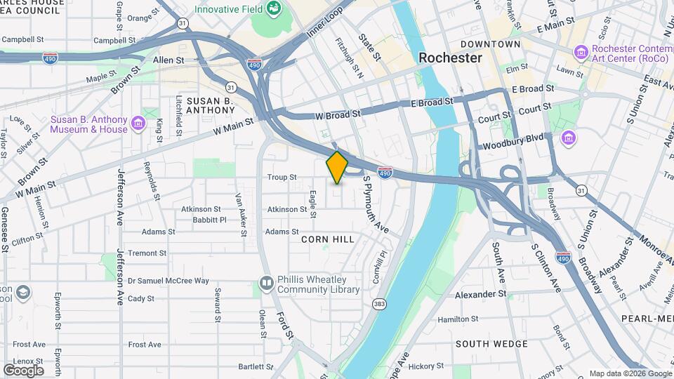 87 S Washington St, Unit Genesee Properties LLC Mapa y Detalles de la Ubicación