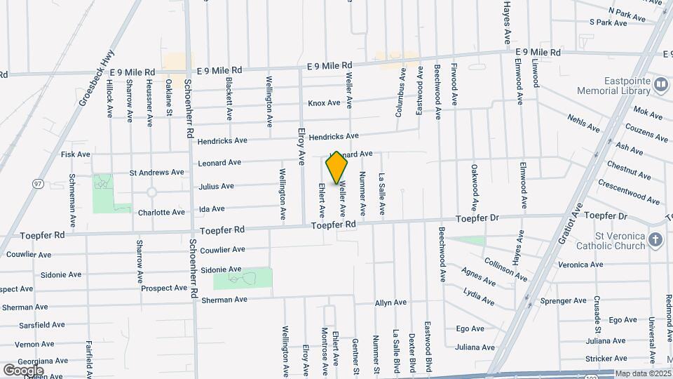 21817 Weller Ave Map and Location Details