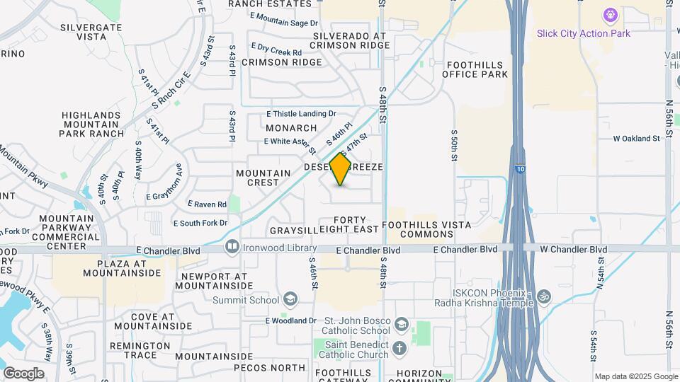 4731 E White Aster St Map and Location Details