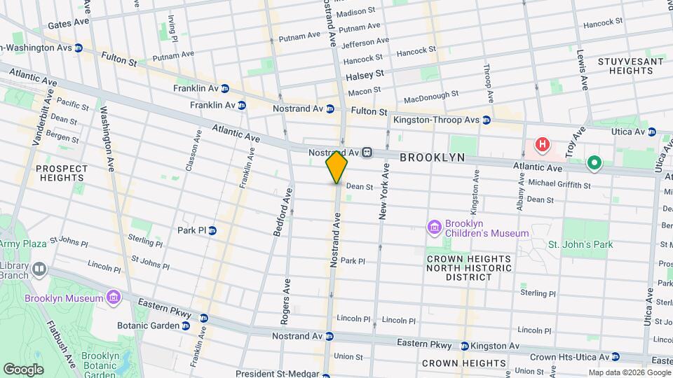 630-638 Nostrand Ave Map and Location Details
