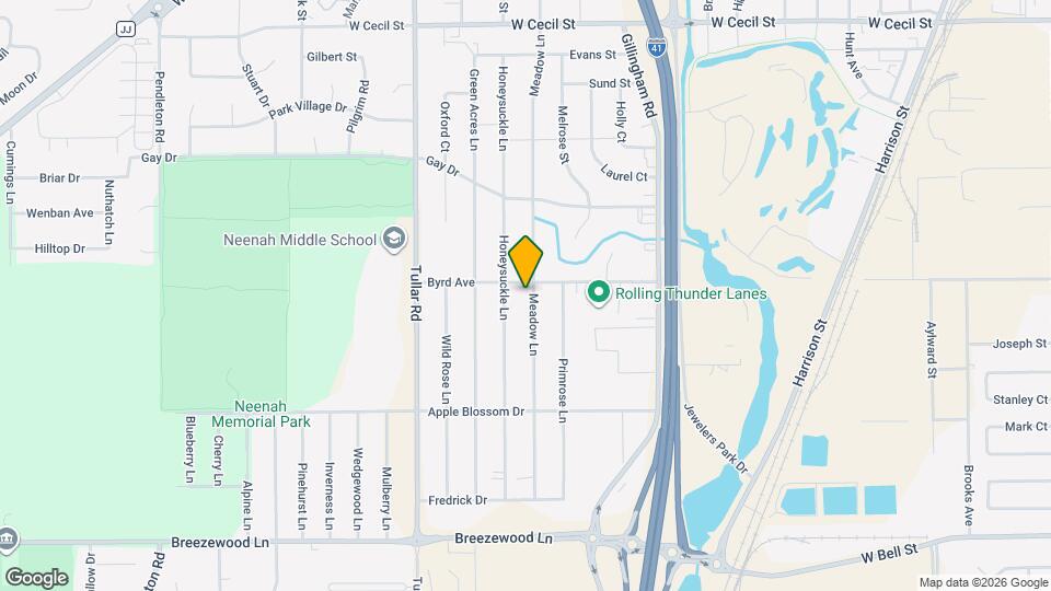 1207 Meadow Ln Map and Location Details