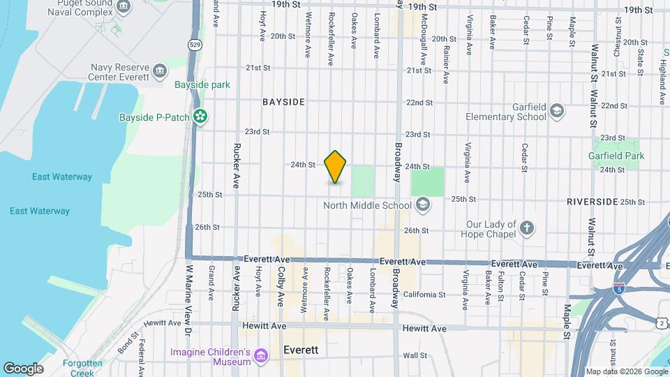 2425 Rockefeller Ave Map and Location Details