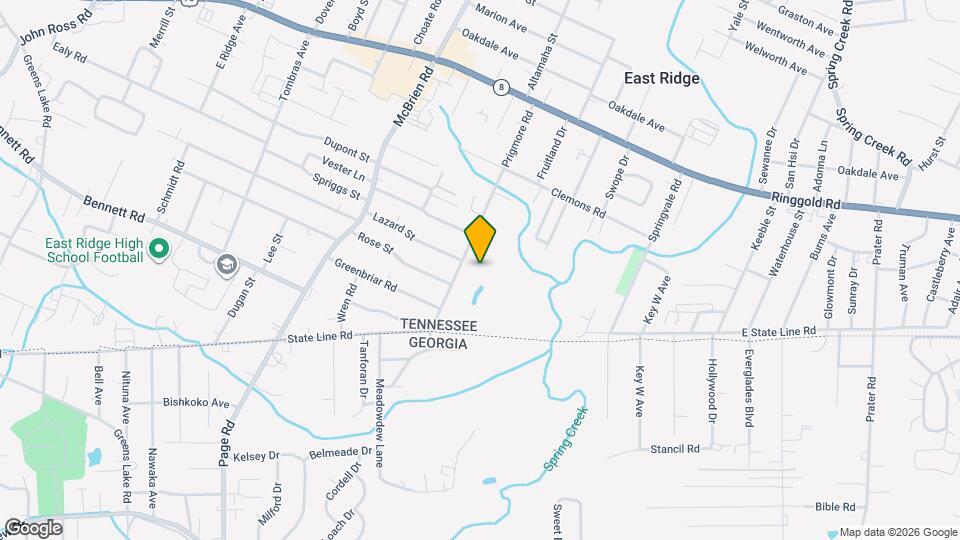 1800 Prigmore Rd Map and Location Details