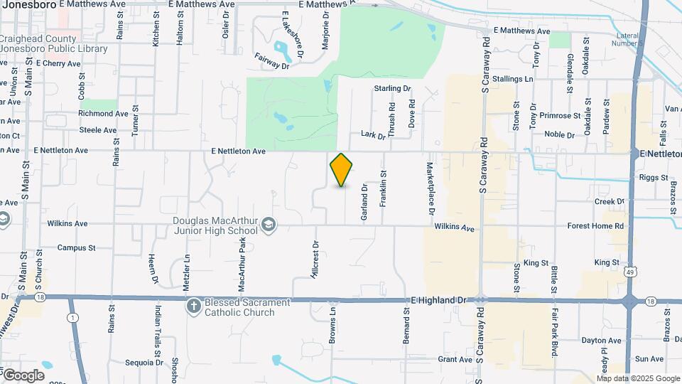 1505 Virginia Dr Map and Location Details