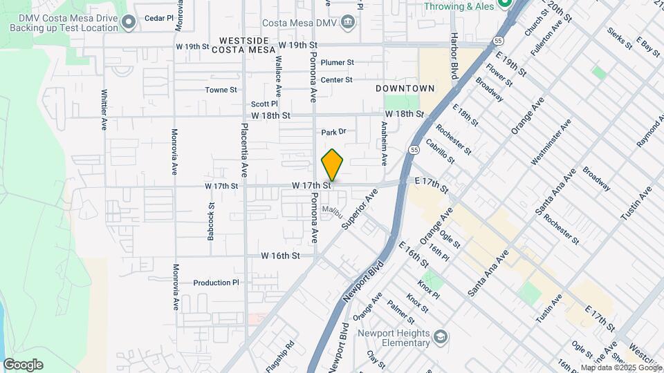 683 W 17th St Map and Location Details