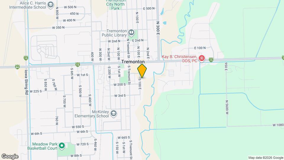 207 S 100 E Map and Location Details