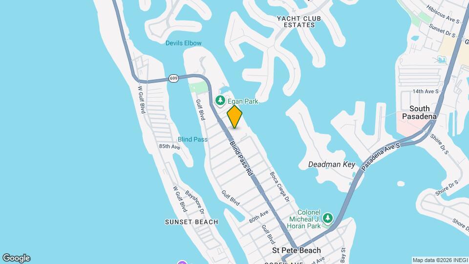 8711 Blind Pass Rd Map and Location Details