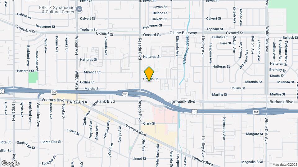 Tarzana Biltmore Mapa y Detalles de la Ubicación