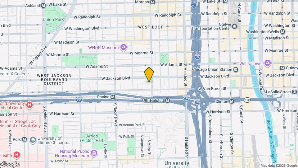 318 S Morgan St Map and Location Details