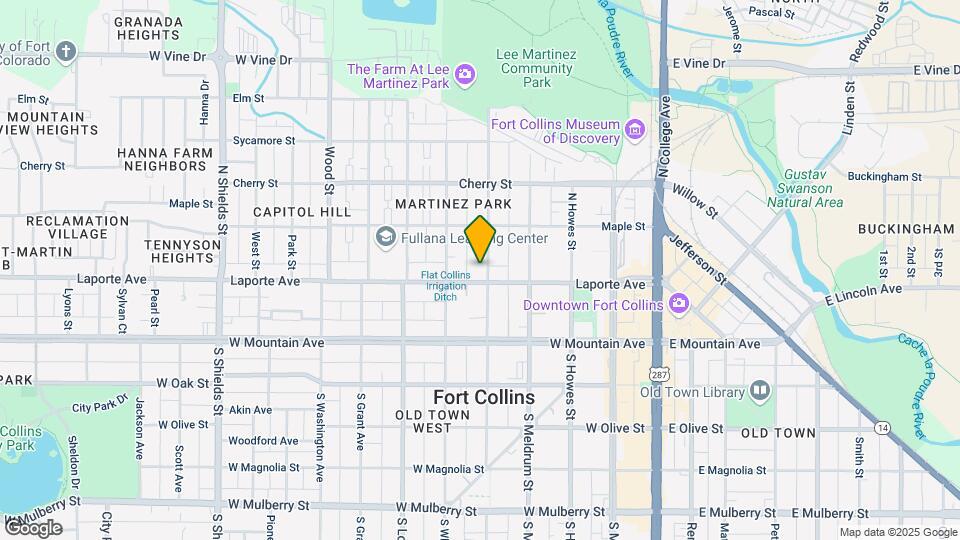 205 N Sherwood St Map and Location Details