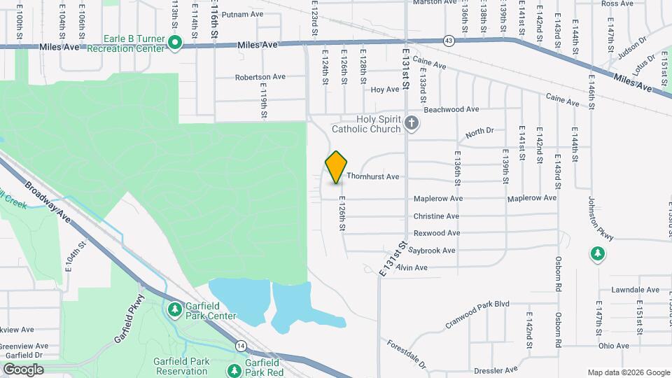 12513 Maplerow Ave Mapa y Detalles de la Ubicación