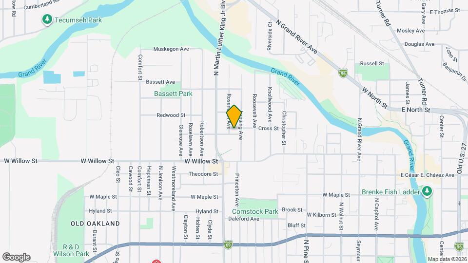 1012 Ontario St Map and Location Details