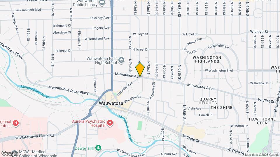 7315 Harwood Ave Map and Location Details