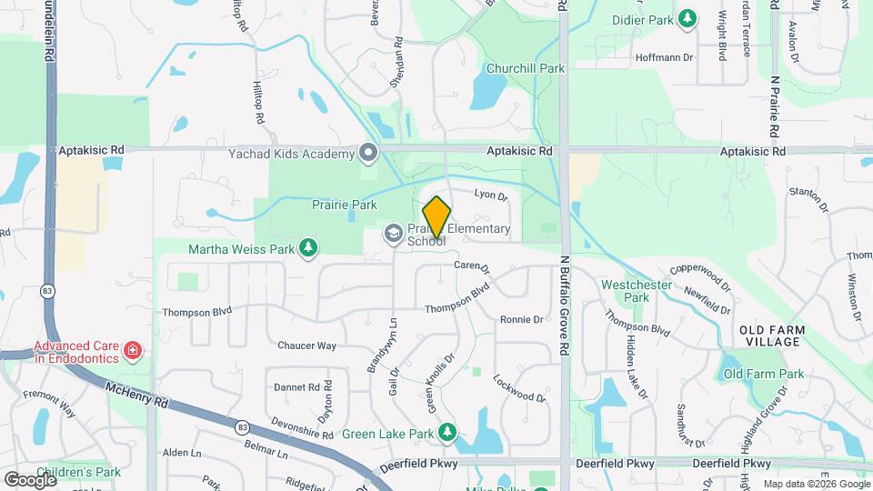 1553 Brandywyn Ct N Map and Location Details