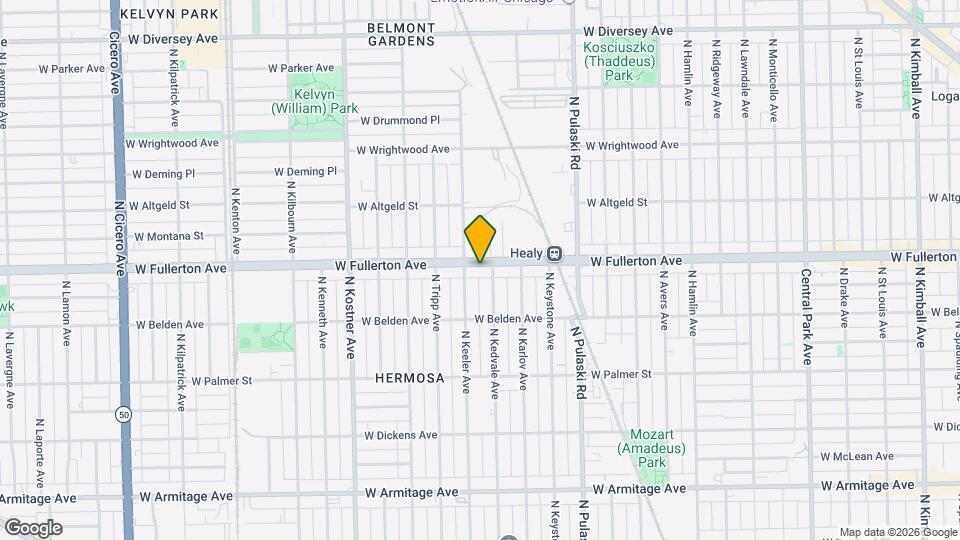 4151 W Fullerton Ave Map and Location Details