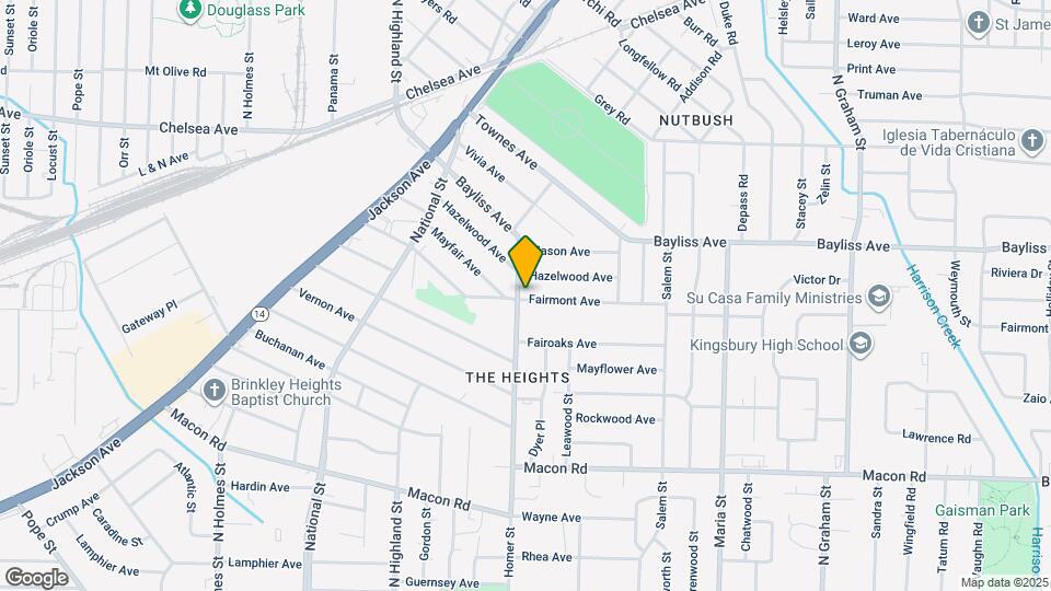 3640 Fairmont Ave Map and Location Details