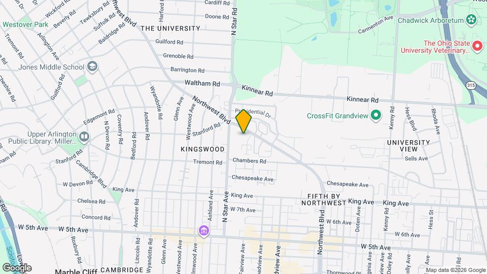 1845 Northwest Ct, Unit Apt C Map and Location Details