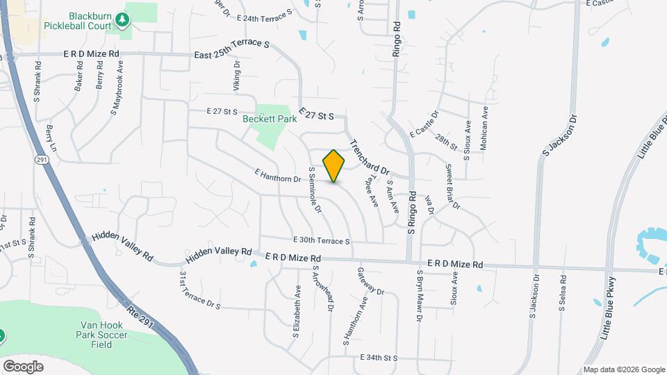 18717 E Hanthorn Dr Mapa y Detalles de la Ubicación