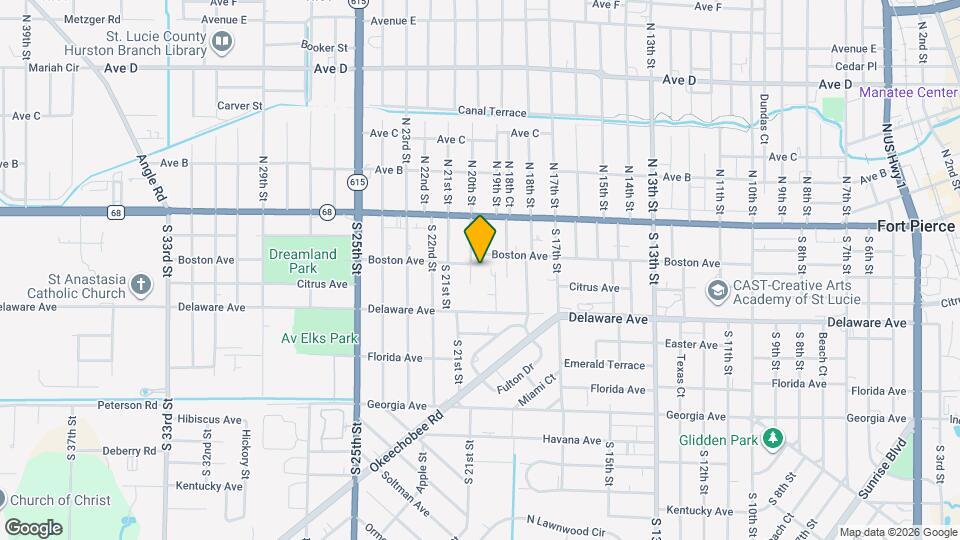 1911 Boston Ave Map and Location Details