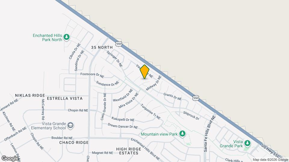 5425 Caballo Ct NE Mapa y Detalles de la Ubicación