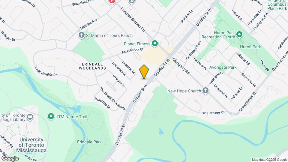 1219 Dundas St W Map and Location Details