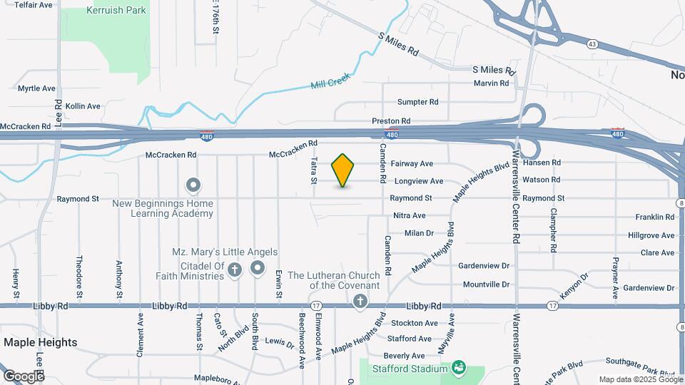 18851 Raymond St Map and Location Details