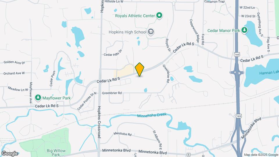 10531 Cedar Lake Rd, Unit 312 Mapa y Detalles de la Ubicación