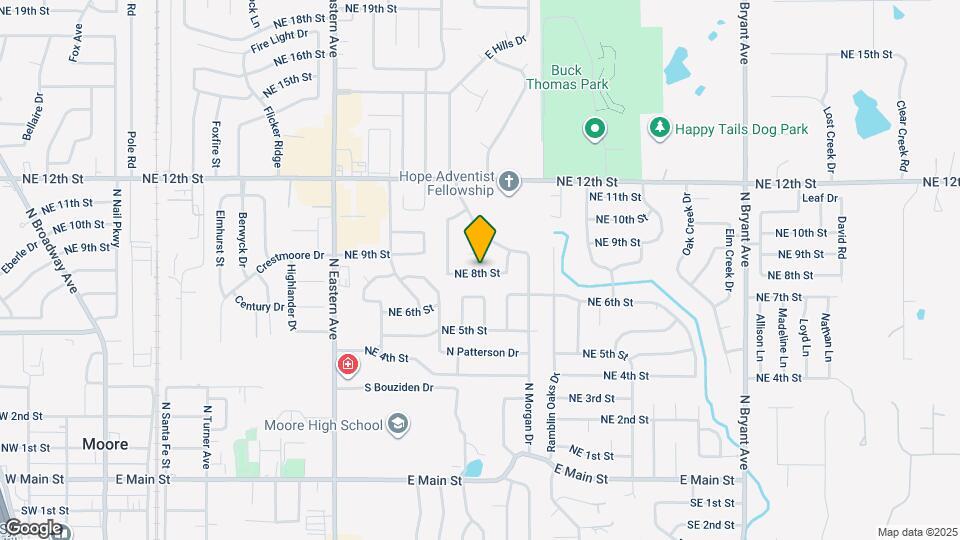 1129 NE 8th St Map and Location Details