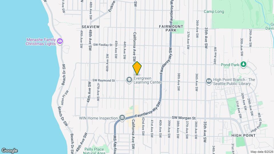5948 California Ave SW, Unit B Map and Location Details