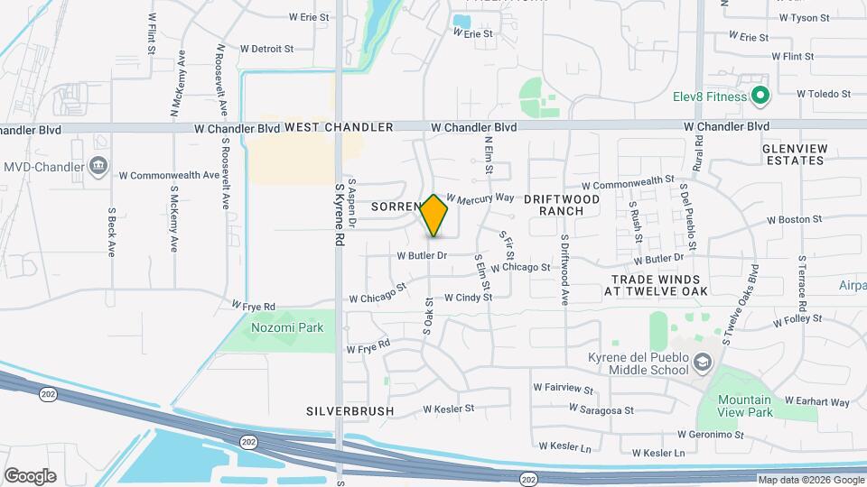 5781 W Jupiter Way Map and Location Details