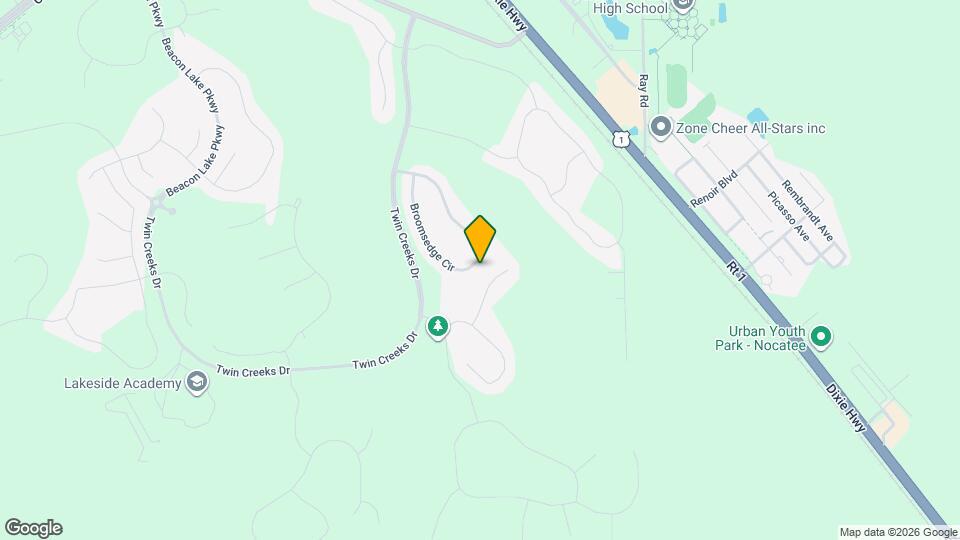 377 Broomsedge Cir Map and Location Details