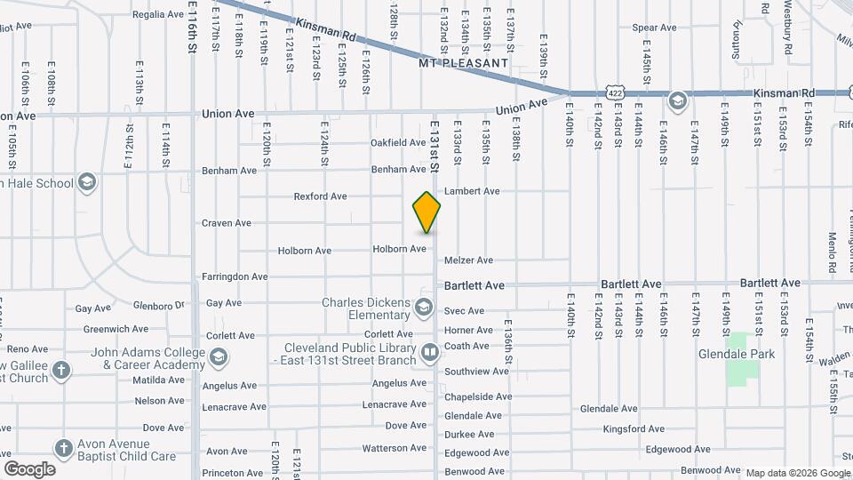 3666 E 131st St Map and Location Details