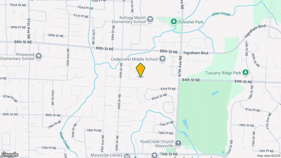 6341 84th Ave NE Map and Location Details